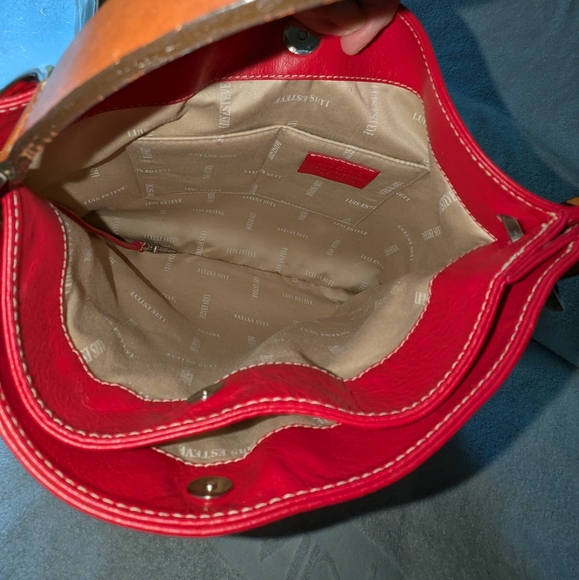 Luis Esteve red shoulder bag. - Picture 11 of 13
